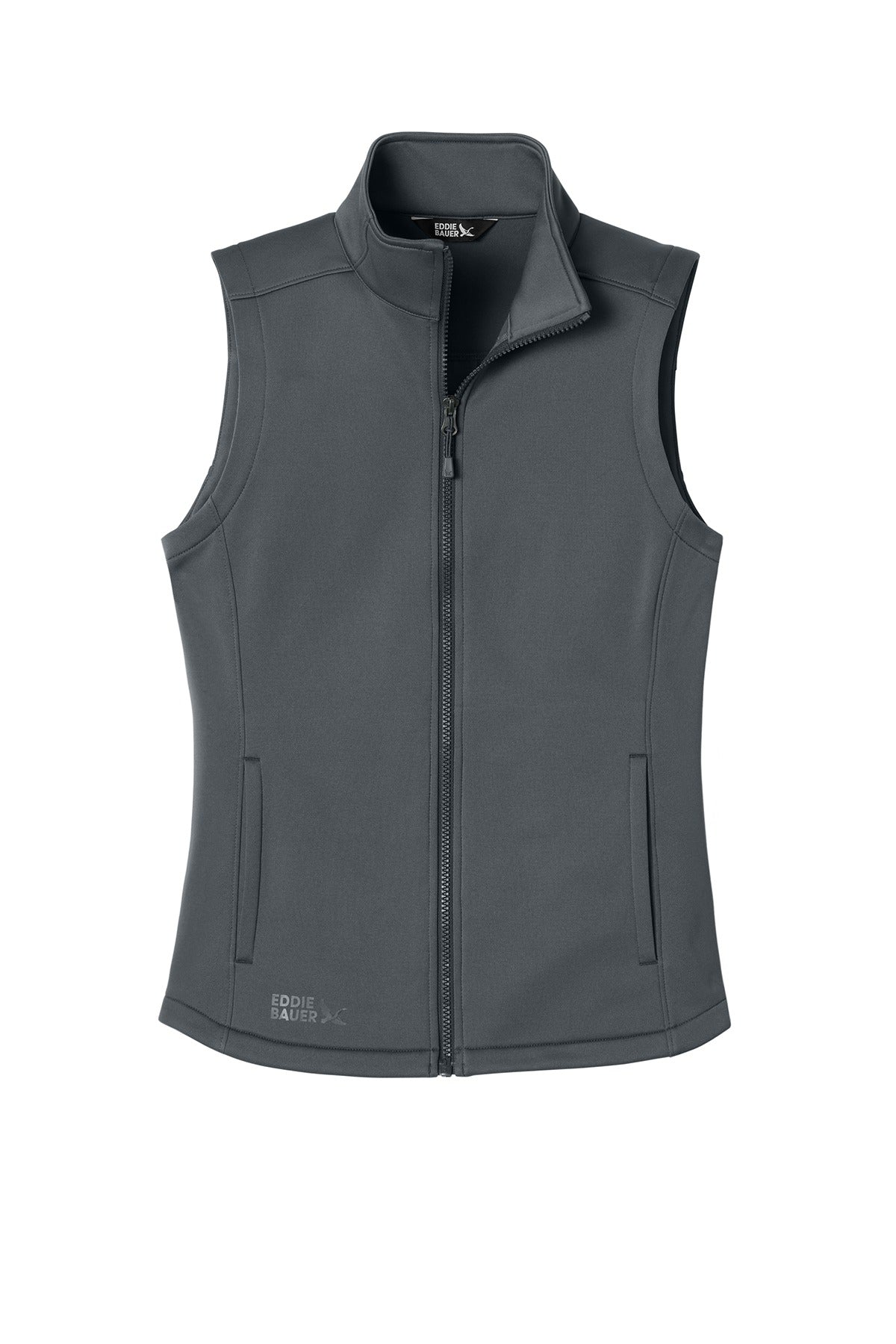 Eddie Bauer ®  Women's Smooth Mid Layer Fleece Vest EB2570 Iron Gate_1