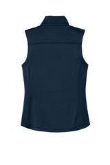 Eddie Bauer ®  Women's Smooth Mid Layer Fleece Vest EB2570 River Blue Navy_2