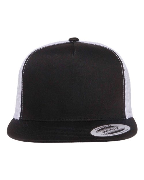 Five-Panel_Classic_Trucker_Cap_-_black/white