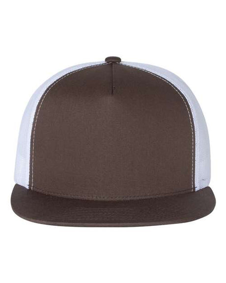 Five-Panel_Classic_Trucker_Cap_- brown/white