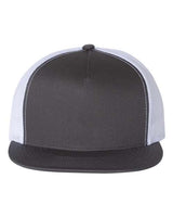 Five-Panel_Classic_Trucker_Cap_- charcoal/ white