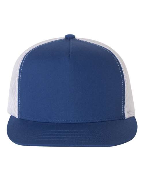 Five-Panel_Classic_Trucker_Cap - royal white