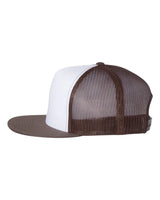 Five-Panel_Classic_Trucker_Cap_-brownwhitebrown