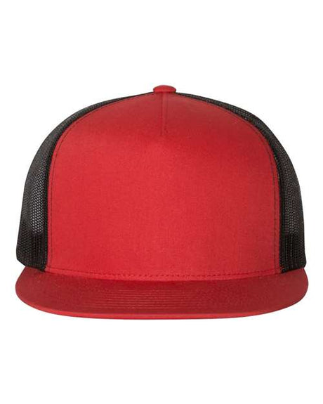 Five-Panel_Classic_Trucker_Cap -red/black