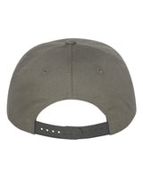 Five-Panel Cotton Twill Snapback Cap Dark Grey_2
