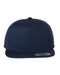 Five-Panel Cotton Twill Snapback Cap Navy_1