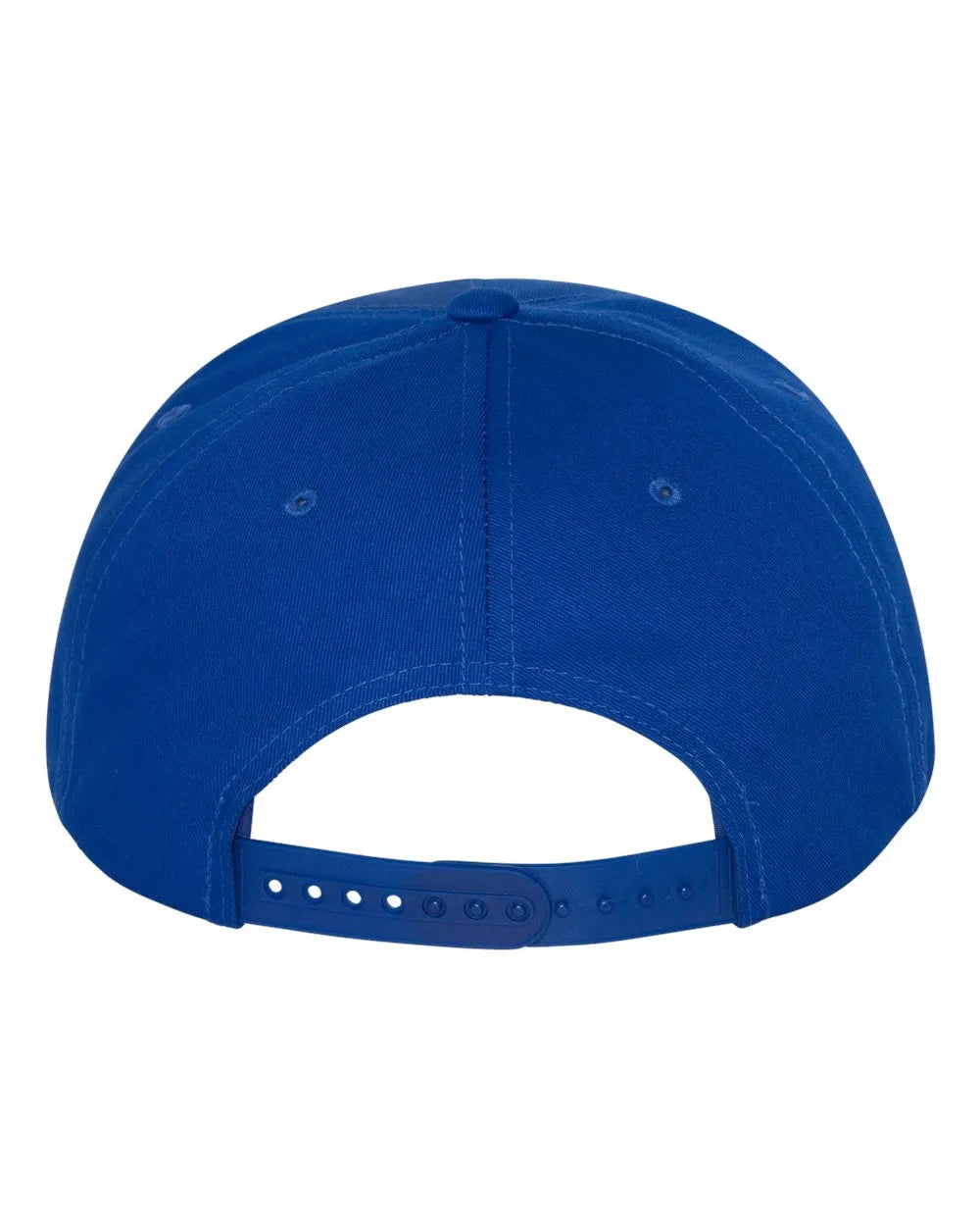 Five-Panel Cotton Twill Snapback Cap Royal Blue_2