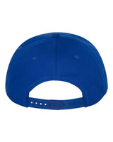 Five-Panel Cotton Twill Snapback Cap Royal Blue_2