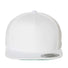Five-Panel Cotton Twill Snapback Cap White