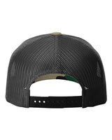 Five-Panel Printed Trucker Cap Green Camo/ Black_2