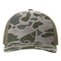Five-Panel Printed Trucker Cap Marsh Duck Camo/ Loden