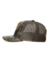 Five-Panel Printed Trucker Cap Mossy Oak Habitat/ Brown_1