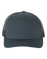 Five-Panel Retro Trucker Cap - navy