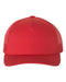 Five-Panel Retro Trucker Cap - red