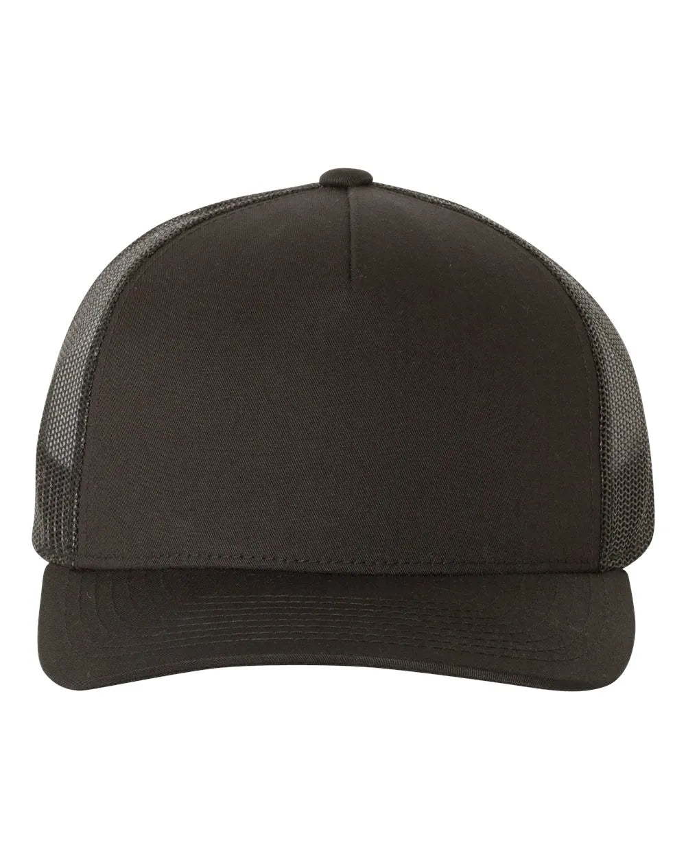 Five-Panel Retro Trucker Cap Black_1