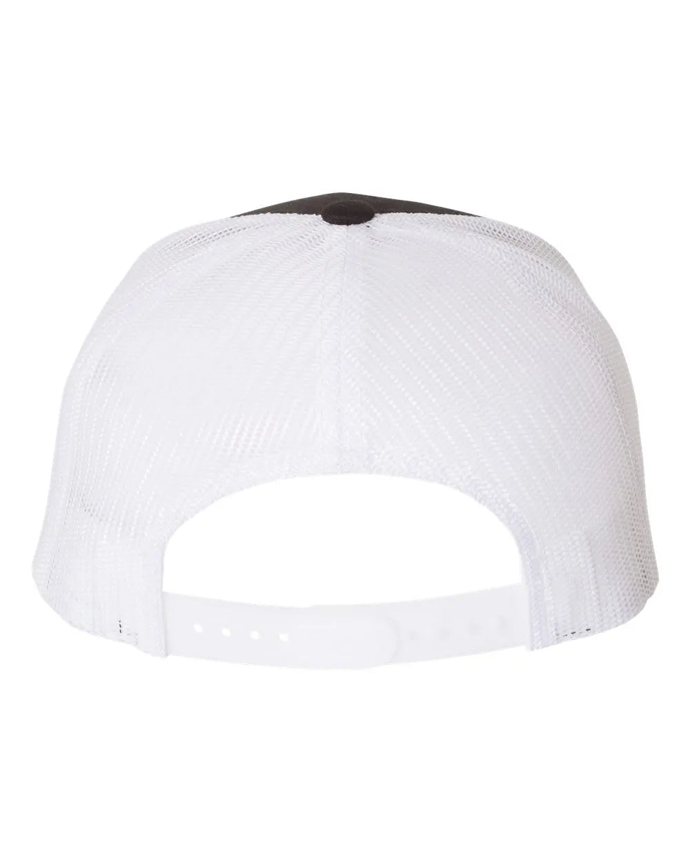 Five-Panel Retro Trucker Cap Black White_3