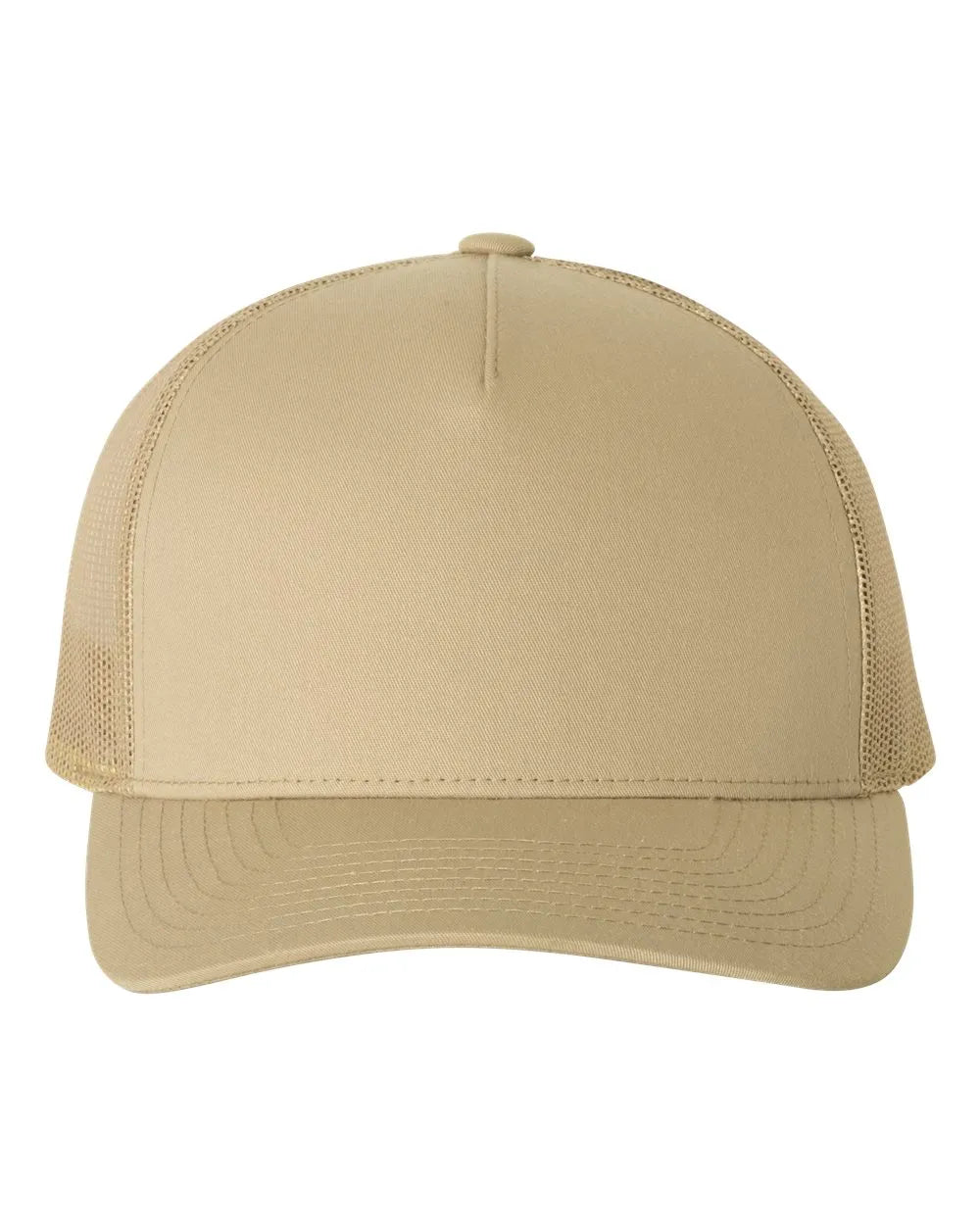 Five-Panel Retro Trucker Cap Khaki_1