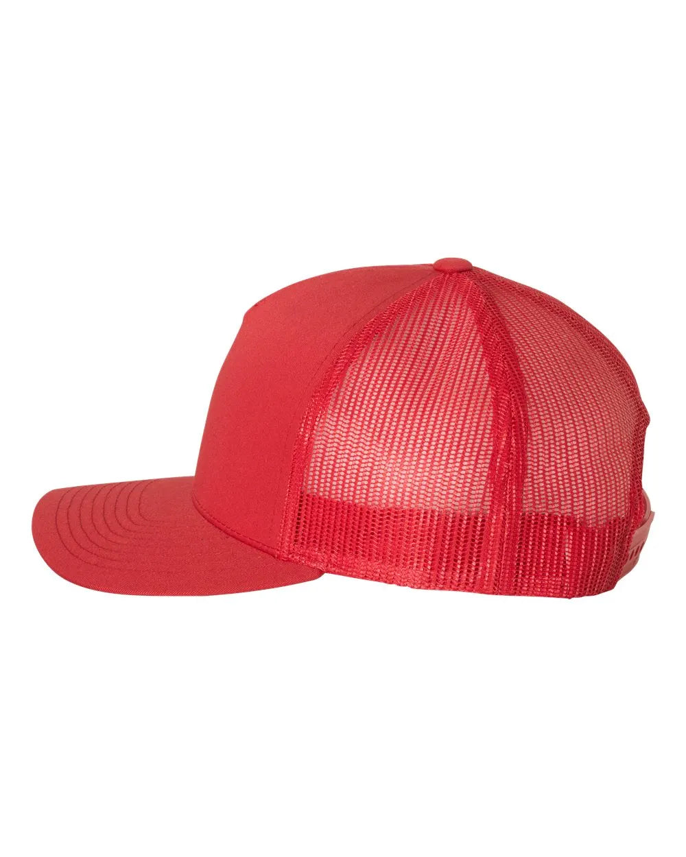 Five-Panel Retro Trucker Cap Red_2