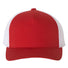 Five-Panel Retro Trucker Cap Red White_1