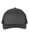 Five-Panel Trucker Cap - charcoal/ black