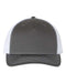 Five-Panel Trucker Cap - charcoal/ white