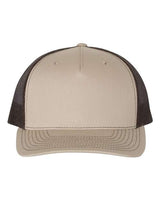 Five-Panel Trucker Cap - khaki/ coffee