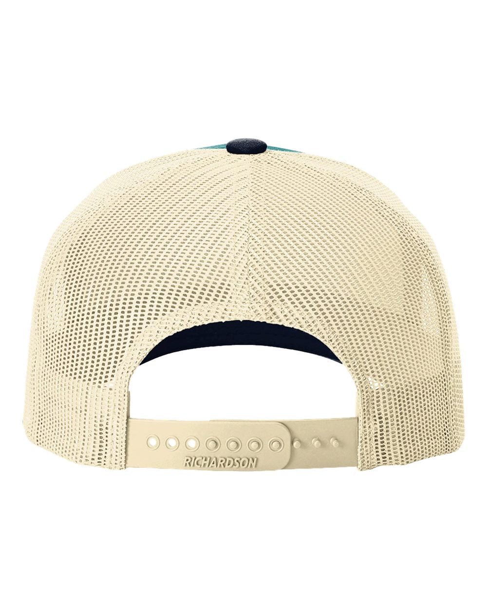 Five-Panel Trucker Cap Blue Teal/ Birch/ Navy_2