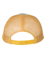 Five-Panel Trucker Cap Heather Grey/ Amber Gold_2