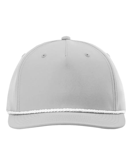 Five Panel Classic Rope Cap Light Grey/ White