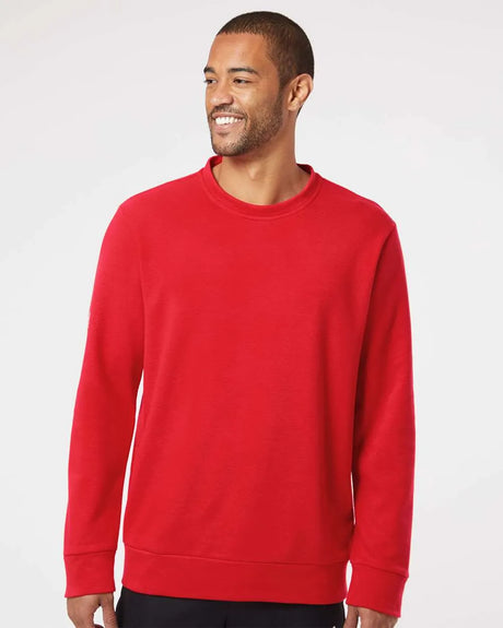 Fleece Crewneck Sweatshirt red