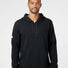 Fleece Hooded Sweatshirt Black - 1