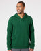 Fleece Hooded Sweatshirt Collegiate Green - 1