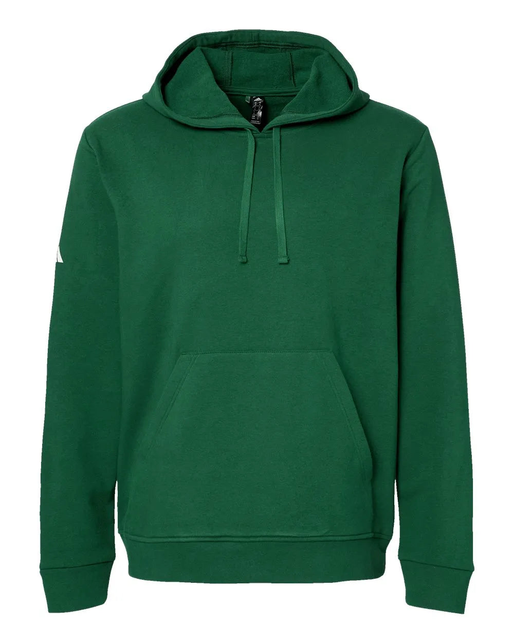 Fleece Hooded Sweatshirt Collegiate Green - 4