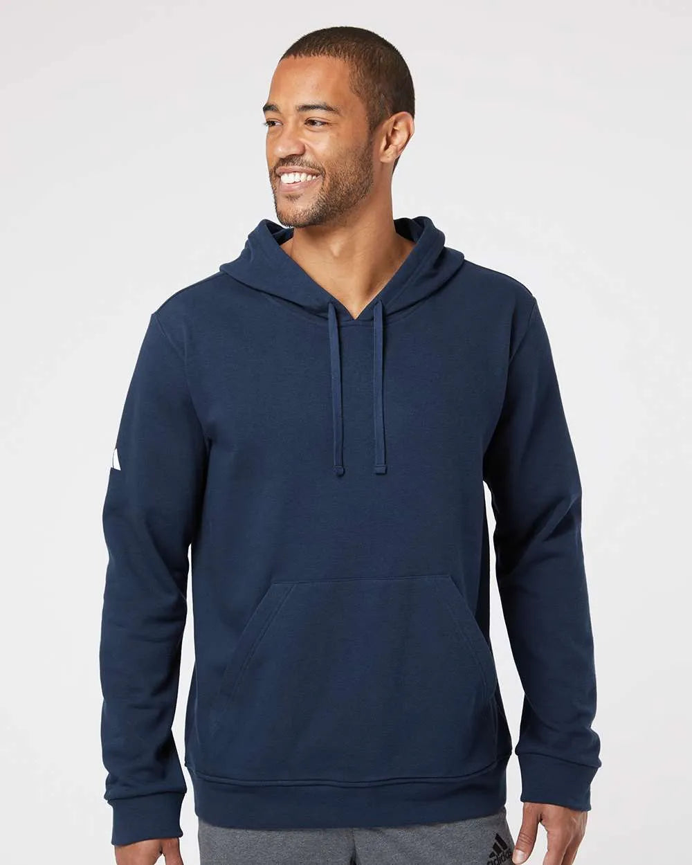 Fleece Hooded Sweatshirt Collegiate Navy - 1