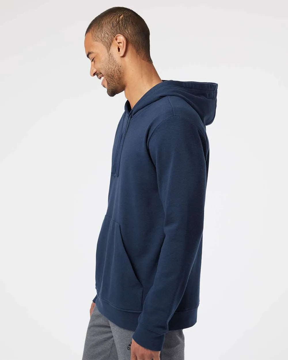 Fleece Hooded Sweatshirt Collegiate Navy - 2