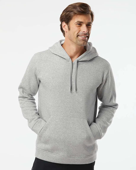 Fleece Hooded Sweatshirt Grey Heather - 1