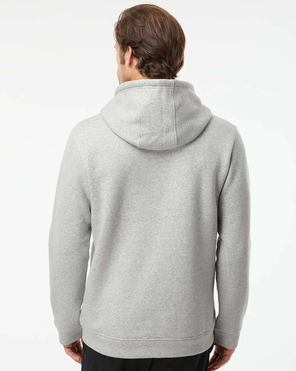 Fleece Hooded Sweatshirt Grey Heather - 3
