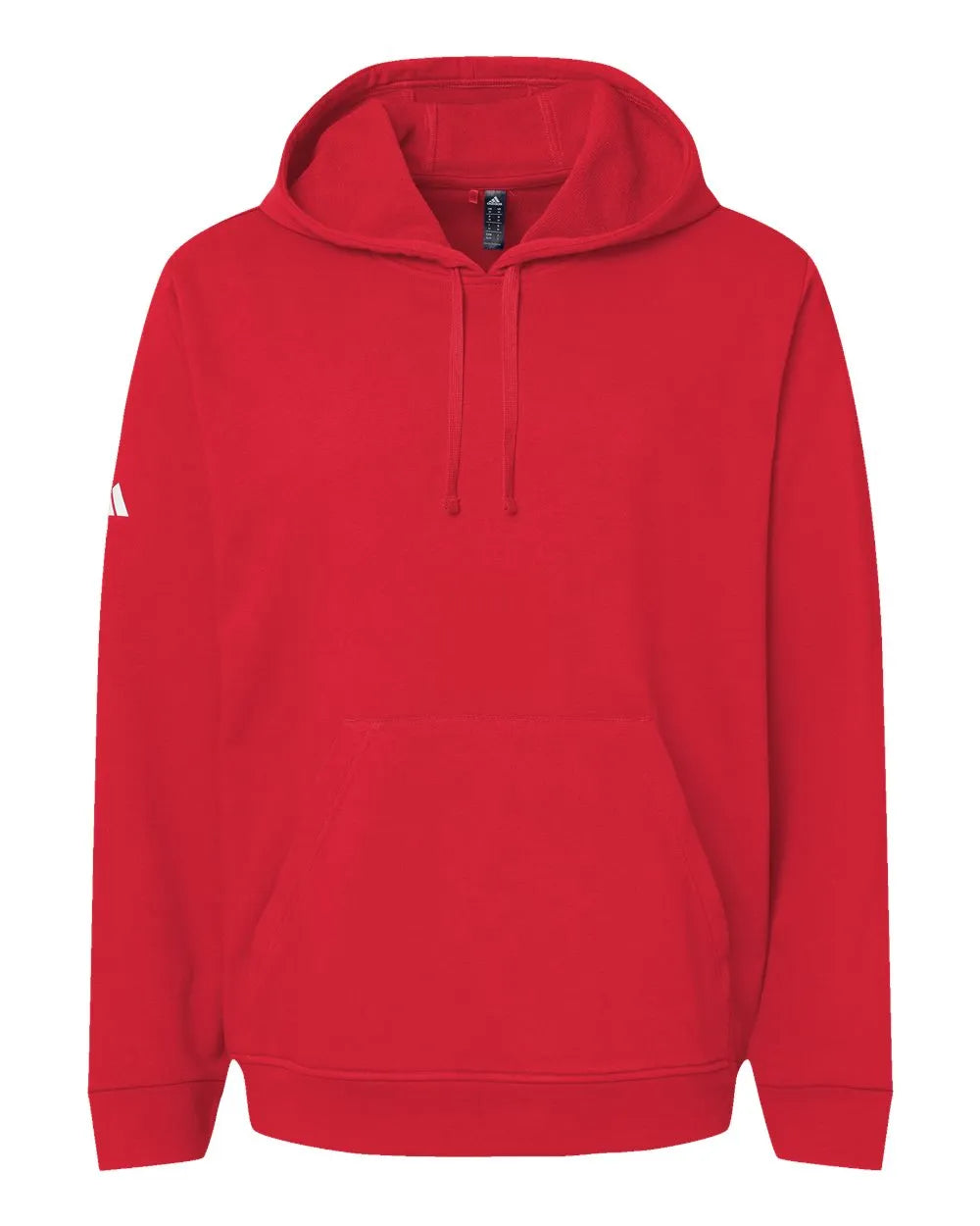 Fleece Hooded Sweatshirt red_3