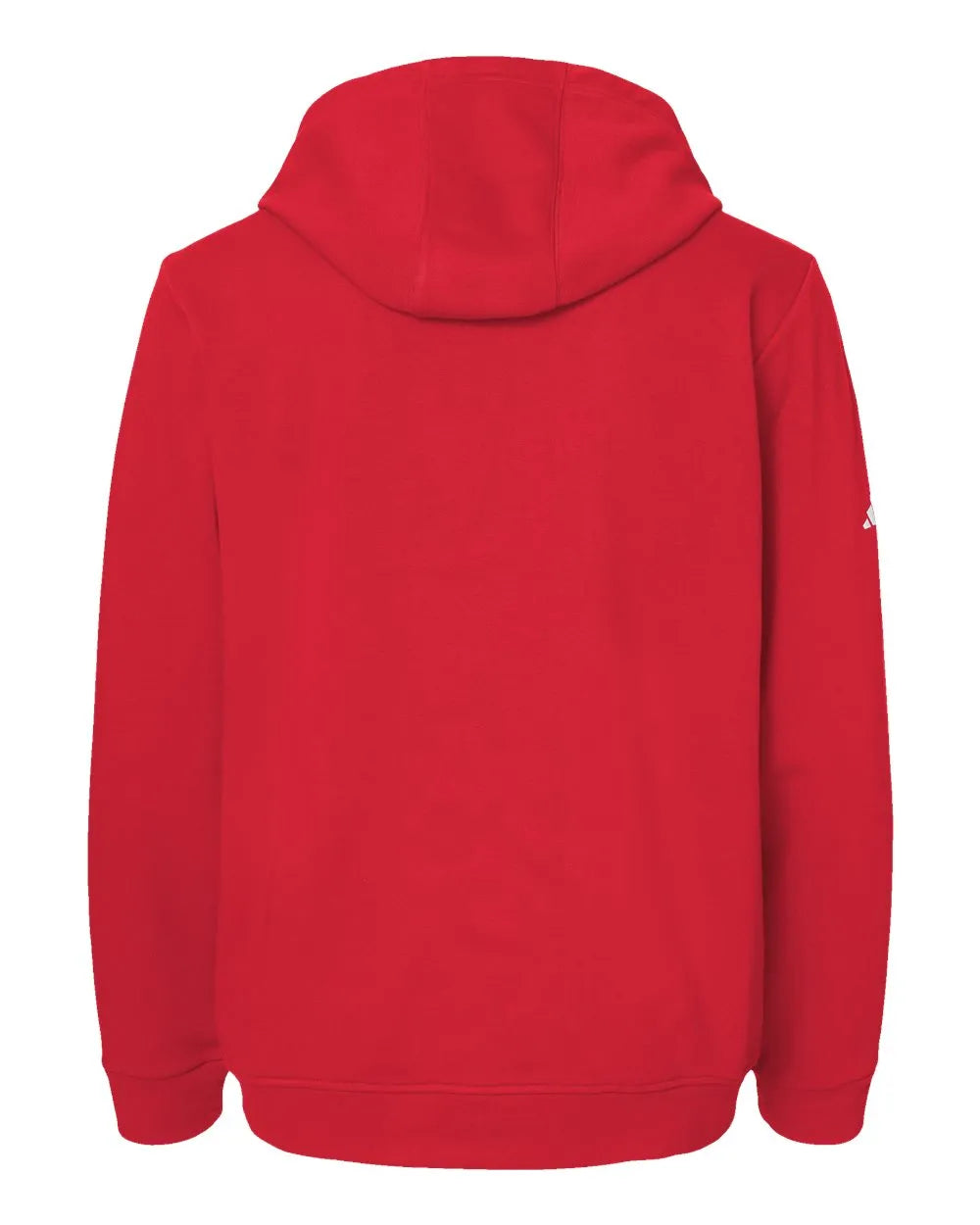 Fleece Hooded Sweatshirt red_5