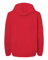 Fleece Hooded Sweatshirt red_5