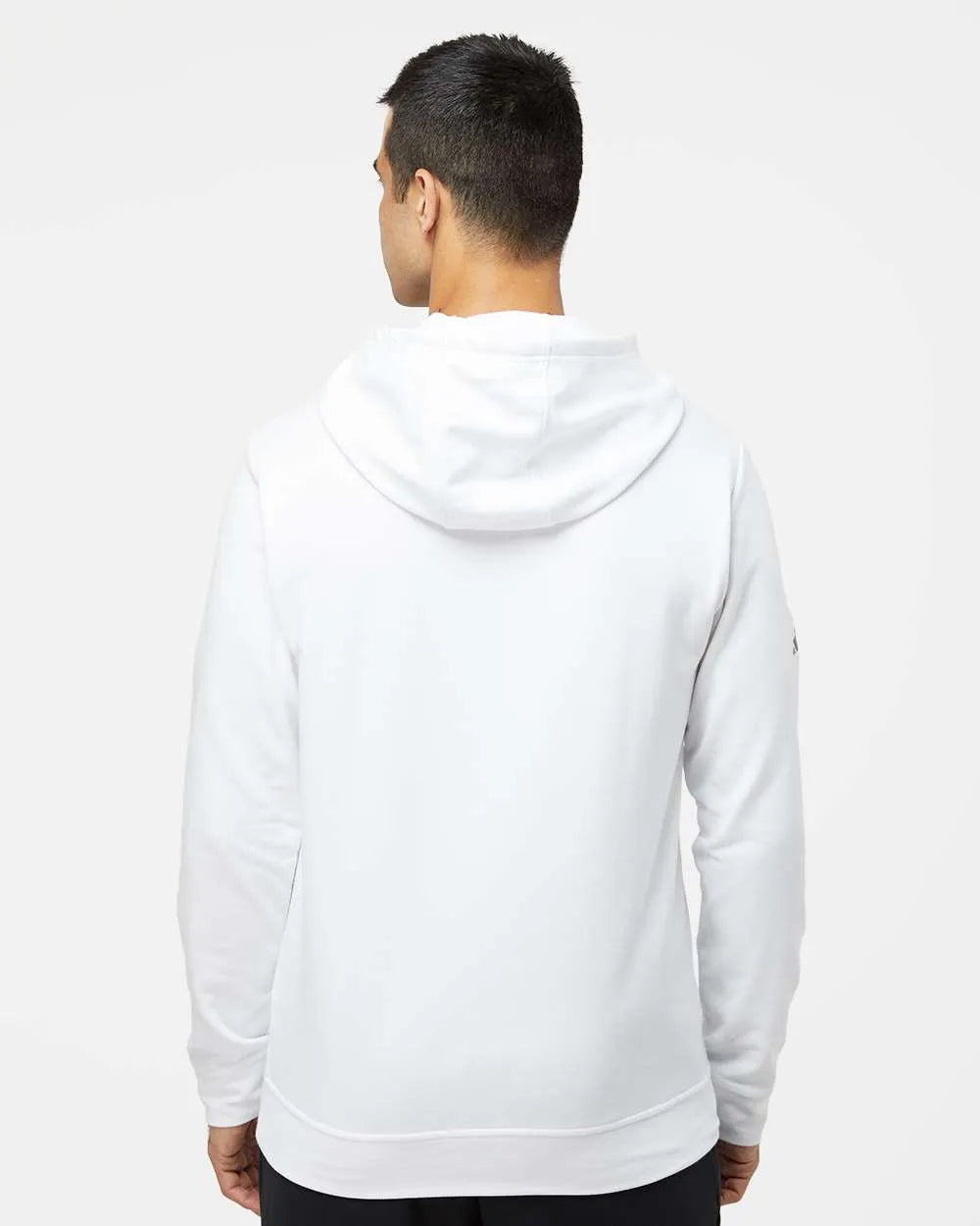 Fleece Hooded Sweatshirt white_2