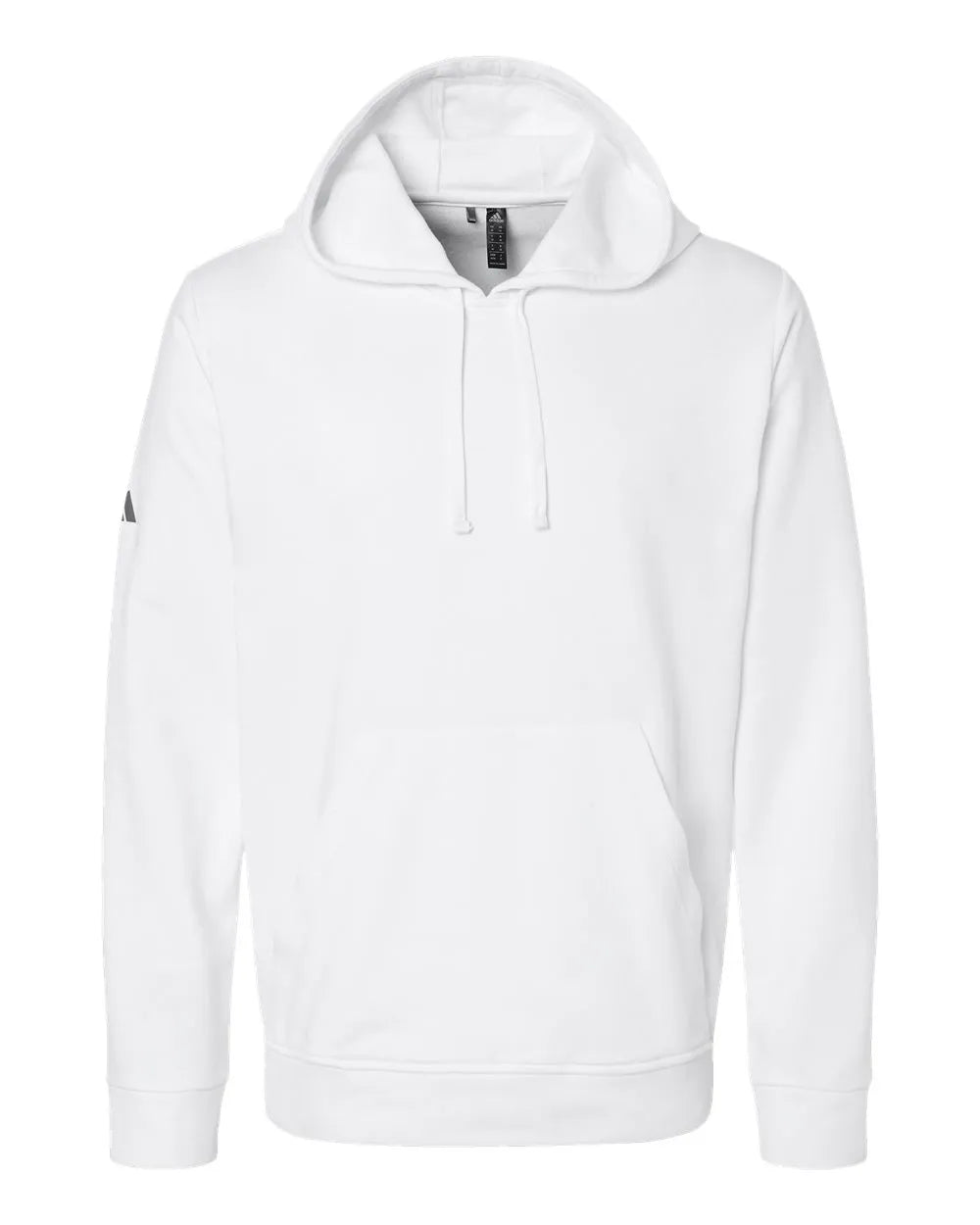 Fleece Hooded Sweatshirt white_3