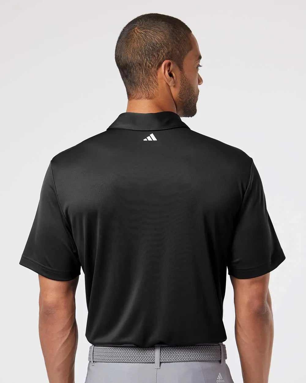 Floating 3-Stripes Polo black/ white_2