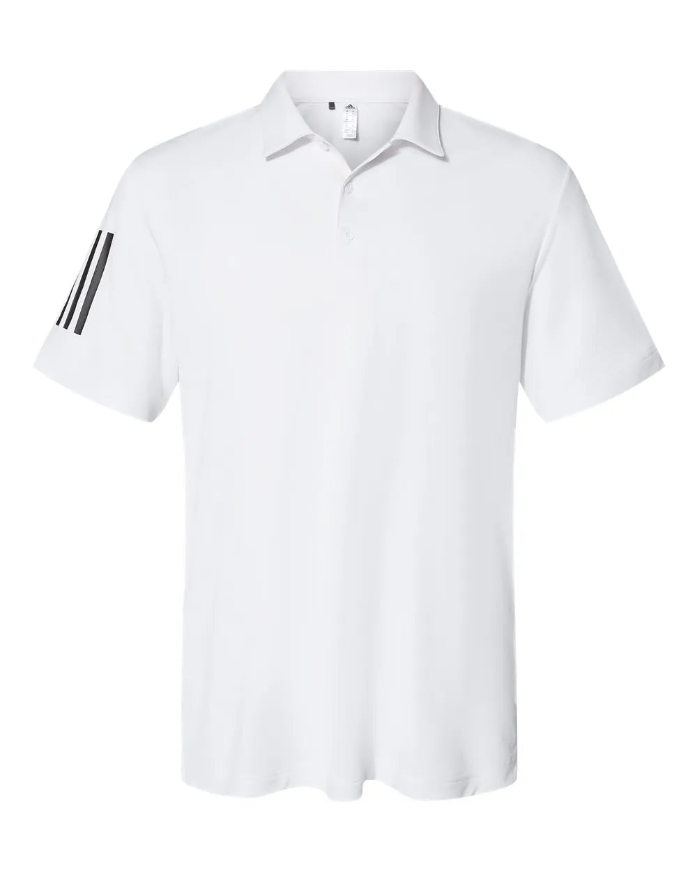 Floating 3-Stripes Polo white/ black_3