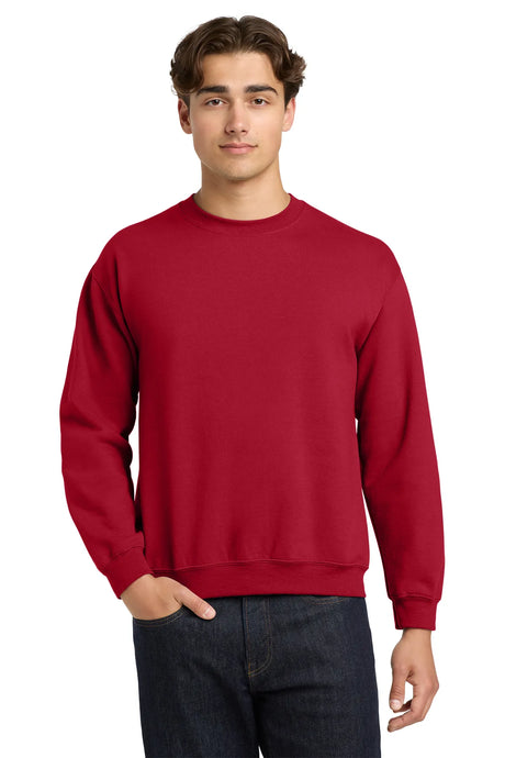 Gildan® - Heavy Blend™ Crewneck Sweatshirt.  18000 Cherry Red_1