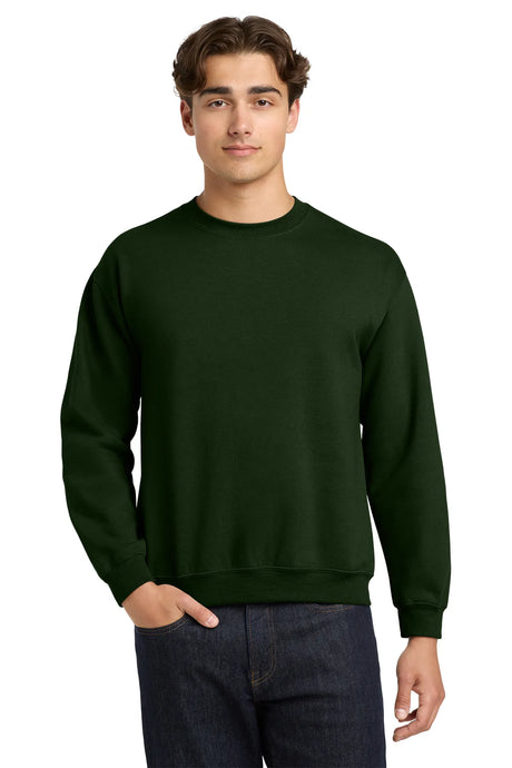 Gildan® - Heavy Blend™ Crewneck Sweatshirt.  18000 Forest Green_1