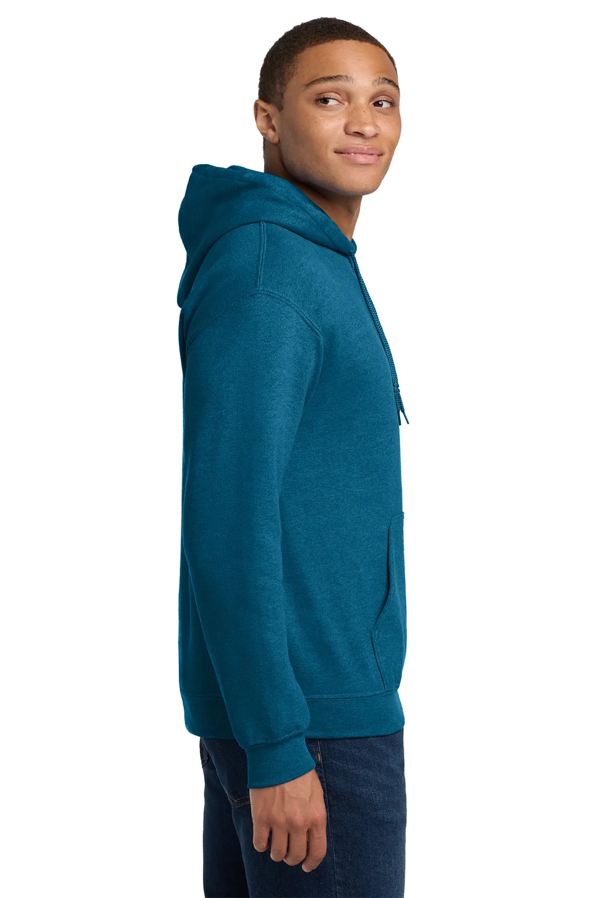 Gildan® - Heavy Blend™ Hooded Sweatshirt.  18500 Antique Sapphire_3