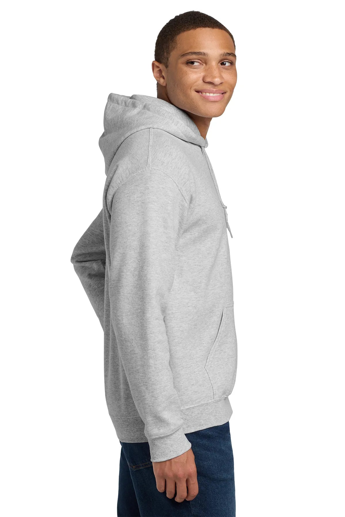 Gildan® - Heavy Blend™ Hooded Sweatshirt.  18500 Ash_3