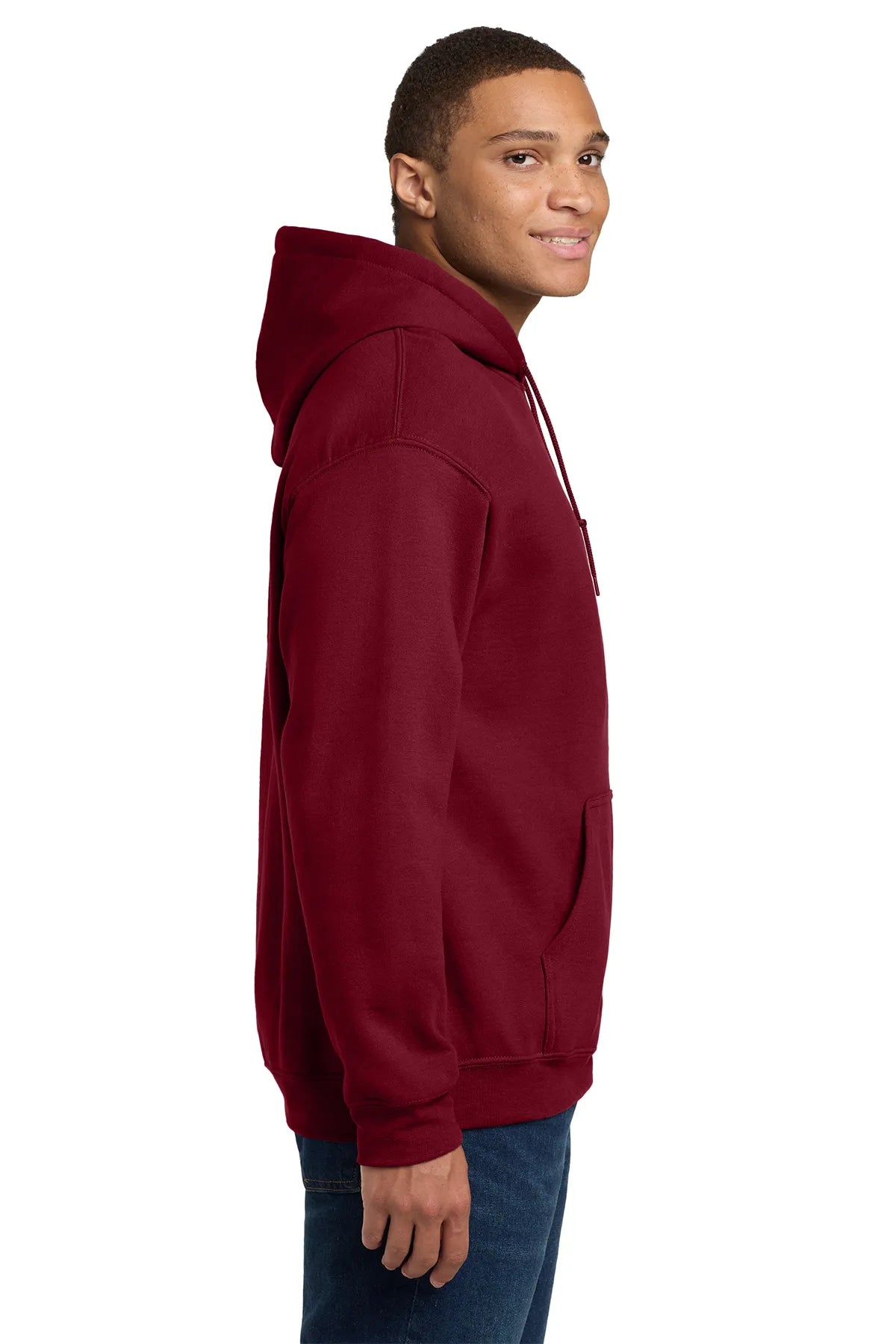 Gildan® - Heavy Blend™ Hooded Sweatshirt.  18500 Cardinal Red_3