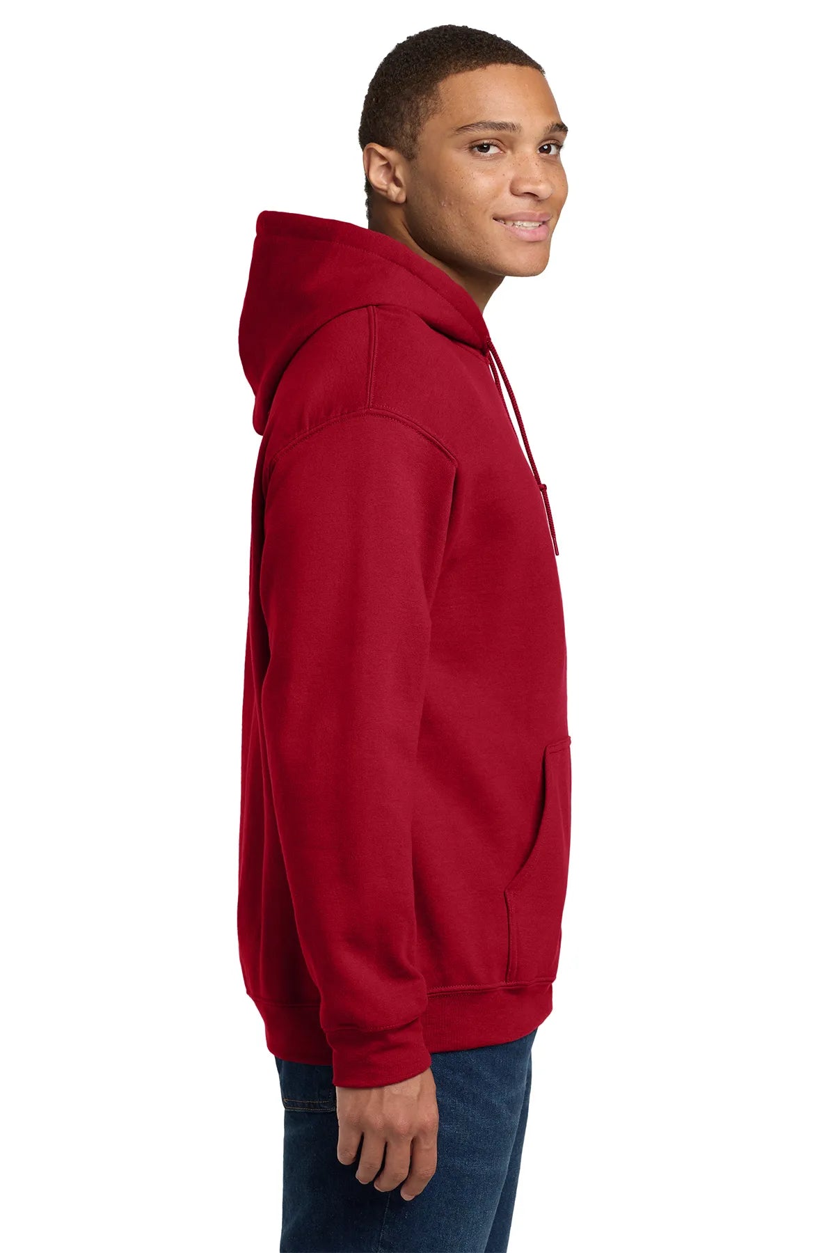 Gildan® - Heavy Blend™ Hooded Sweatshirt.  18500 Cherry Red_3